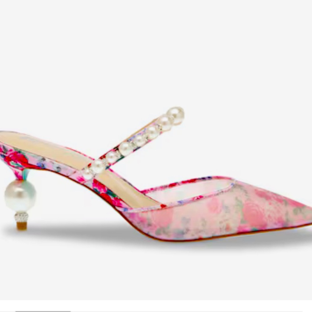 Betsey Johnson Floral Zane mule